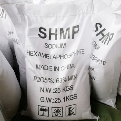 Fósforo da categoria da indústria de SHMP e para fosfatar o Hexametaphosphate do sódio de sal 68%