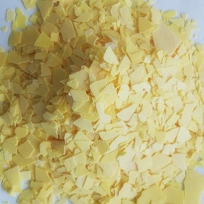 O amarelo 1313-82-2 do sulfureto do sódio de CAS lasca-se baixa categoria da indústria de ferro