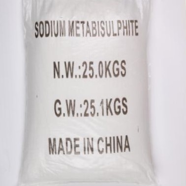 A indústria comum dos aditivos de alimento do Metabisulphite do sódio classifica CAS 7681-57-4