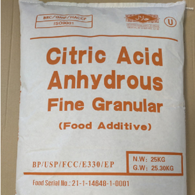 Aditivos de alimento comuns anídricos ácidos cítricos 30-100 Mesh CAS No. 77 92 9